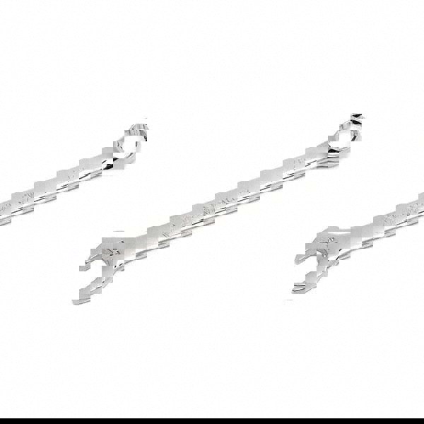 Combination Wrench: 22.00 mm Head Size, 15 deg Offset